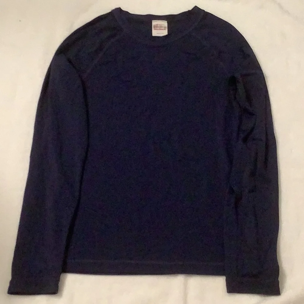 Hanna Andersson: Rash Guard - Boys’ - Navy - Size 140 cm/US 10 - Long Sleeve